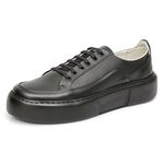 Tênis Masculino Casual Preto Couro DIfranca - 2811