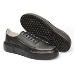 Tênis Masculino Casual Preto Couro DIfranca - 2811