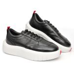 Tênis Masculino Casual Preto Couro DIfranca - 22000