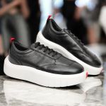 Tênis Masculino Casual Preto Couro DIfranca - 22000