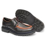 Sapato Casual Masculino Derby Preto Couro DIfranca - 20001