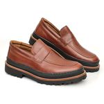 Sapato Casual Masculino Mocassim Mouro Couro DIfranca - 2202