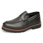 Sapato Casual Masculino Mocassim Preto Couro DIfranca - 2202