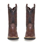 Bota Feminina Texana Café Couro DIfranca - 6145