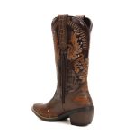 Bota Feminina Texana Country Chocolate Couro DIfranca - 6216