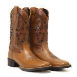 Bota Feminina Texana Whisky Couro DIfranca - 6169
