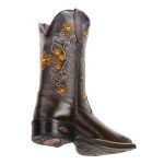 Bota Feminina Texana Chocolate Couro DIfranca - 6170