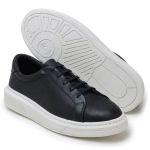 Tênis Masculino Casual Preto Couro DIfranca - 5011
