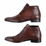 Bota Social Masculina Couro Perfurado Stratford Paulo Vieira - 070 - Tabaco