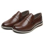Sapato Casual / Social Masculino Linha Luxe BR2 - 1733 - Café