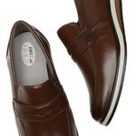 Sapato Casual / Social Masculino Linha Luxe BR2 - 1733 - Café