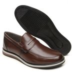 Sapato Casual / Social Masculino Linha Luxe BR2 - 1733 - Café