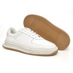 Tênis Masculino Casual Branco Couro DIfranca - 30029