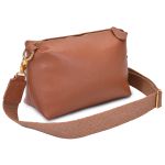 Bolsa Feminina Alça Transversal Caramelo Couro DIfranca - 8608