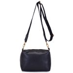 Bolsa Feminina Alça Transversal Preto em Couro DIfranca - 8608