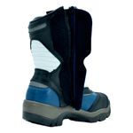 Bota Masculina Motociclista Azul Couro DIfranca - 952