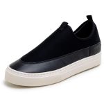 Tênis Unissex Casual Silp On Preto Neoprene DIfranca - 8007