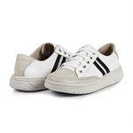 Tênis Feminino Casual Branco em Couro DIfranca - 103