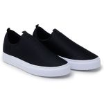 Tênis Masculino Casual Silp On Preto Neoprene DIfranca - 8005
