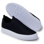 Tênis Masculino Casual Silp On Preto Neoprene DIfranca - 8005