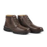 Bota Masculina Casual Confort Pinhão Couro DIfranca - 2134