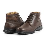 Bota Masculina Casual Confort Pinhão Couro DIfranca - 2134