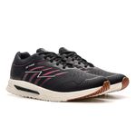 Tênis Feminino Leve Street Preto Rosa DIfranca - AS800