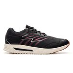 Tênis Feminino Leve Street Preto Rosa DIfranca - AS800