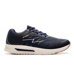 Tênis Masculino Leve Street Preto Azul DIfranca - AS800