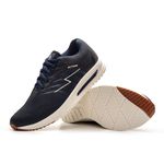 Tênis Masculino Leve Street Preto Azul DIfranca - AS800
