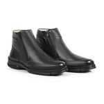 Bota Masculina Couro Conforto Casual Preto Difranca – 2135
