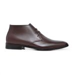 Bota Social Masculina Cano Curto Couro Mouro DIfranca - 2453