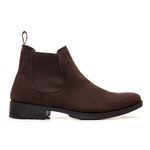 Bota Chelsea Masculina Couro Camurça Café DIfranca - ECO