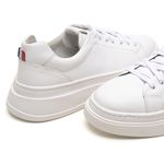 Tênis Masculino Casual Couro Branco Dubai DIfranca - F02