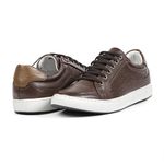 Tênis Masculino Casual Pinhão Couro Floater DIfranca - 022
