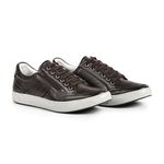 Tênis Masculino Casual Café Couro Soft DIfranca - 026