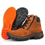 Bota Masculina Adventure Camel Couro Nobuck DIfranca - Steel