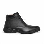 Bota Masculina Couro Conforto Casual Preto Difranca – 18052