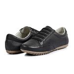 Sapatênis Tênis Mocassim Feminino Com Elástico Izabela Araújo - 201 - Preto