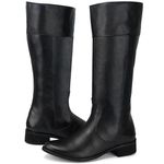 Bota Feminina Cano Alto Cla Cle - 205 - Preta