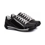 Sapatênis Tênis Couro Natural Conforto Ranster - 3006 - Preto