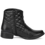 Bota Feminina Matelassê Cano Médio Cla Cle - 312 - Preto