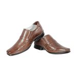 Sapato Casual Confort Pele De Carneiro Ranster - 02w - Pinhão