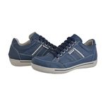 Sapatênis Tênis Couro Natural Ranster - 3008 - Azul