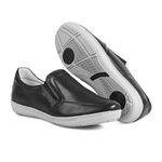 Sapato Casual Mocassim Masculino Linha Conforto Difranca - 5000 - Preto