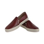 Tênis Feminino Iate Slip On Couro Legitimo Dally L.a. - 26040 - Jaboticaba