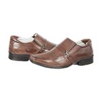 Sapato Casual Confort Pele De Carneiro Ranster - 02w - Pinhão