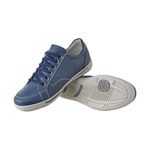 Sapatênis Tênis Couro Natural Ranster - 3009 - Azul