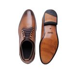 Sapato Social Masculino Oxford Brogue Scott Paulo Vieira - 522/1102 - Caramelo