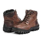 Bota Adventure Couro Legítimo Fóssil Trekking Dual Stop Boots - R43 - Marrom